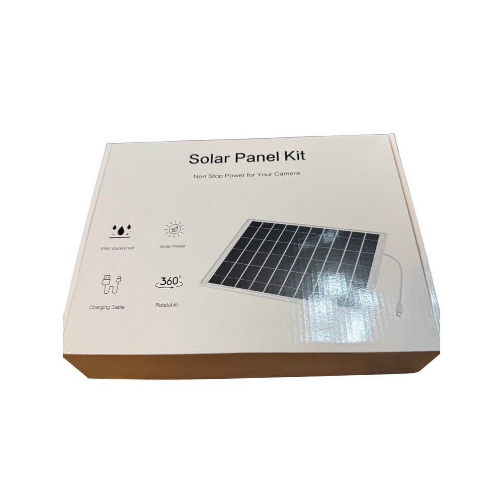 Solar Panel Kit Non Stop Power for Camera IP65 Waterproof 360 Rotatable‎
